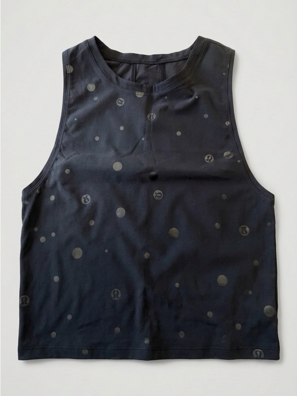 lululemon athletica Black Dot-Print Athletic Tank